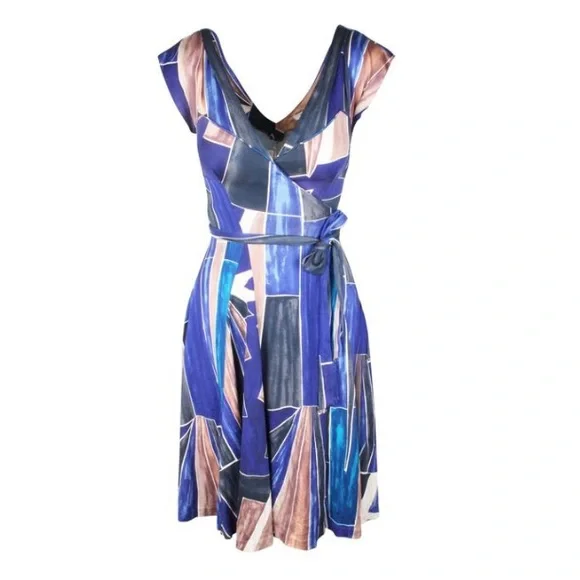 Diane Von Furstenberg Wrap Midi Dress - Picture 5 of 8